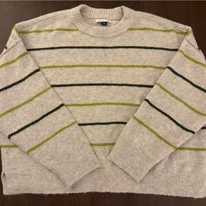 American Eagle Outfitters Beige Knit Sweater